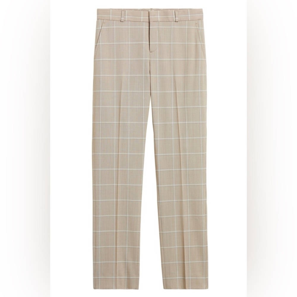 BANANA REPUBLIC - Ryan Slim Straight-Fit Washable Wool-Blend Pant - Size 0 - NWT